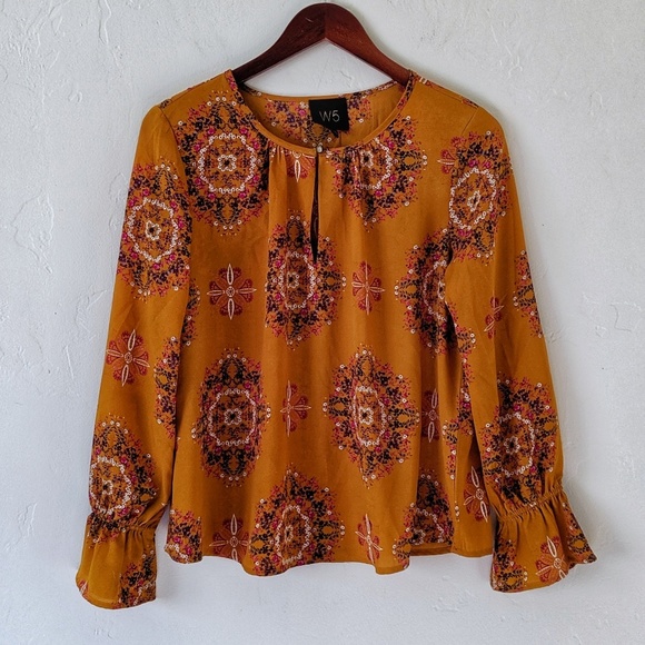 Anthropologie Tops - Anthropologie Medallion Blouse